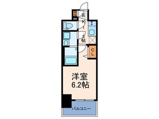 ｴｽﾘｰﾄﾞ難波ｻﾞ･ﾌﾟﾚﾐｱ(1301)の物件間取画像